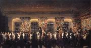 Wolfgang Heimbach Nocturnal banquet oil painting reproduction